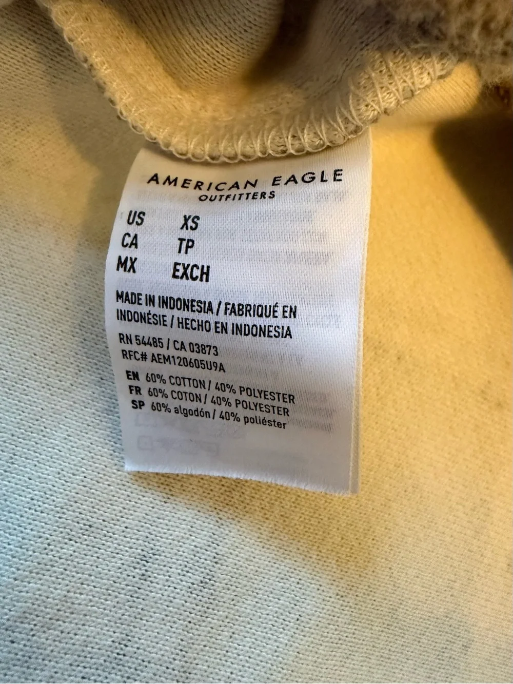 American Eagle Plaid Cozy Flannel Top - Picture 6 of 10